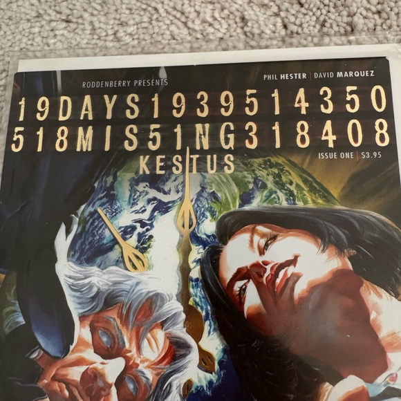 Gene Roddenberry Comic Book 19 Days Missing Kestus Issue #1 - Picture 4 of 4